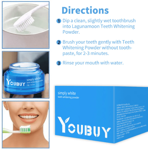 Teeth Whitening Brightening Powder - BH Comfy Cozy
