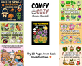 10 Page Sample Pack — Cozy Coloring Books