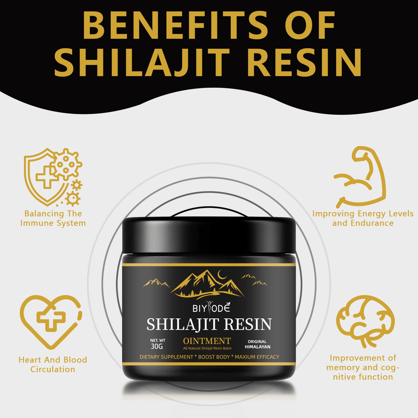 30g Natural Pure Shilajit Resin - BH Comfy Cozy