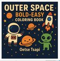 Outer Space Coloring Book – Bold & Easy Designs for Adults & Teens