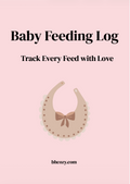 Baby Feeding Log - Girl Edition