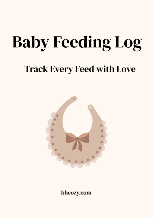 Baby Feeding Log - Cream Edition