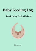 Baby Feeding Log - Mint Green Edition