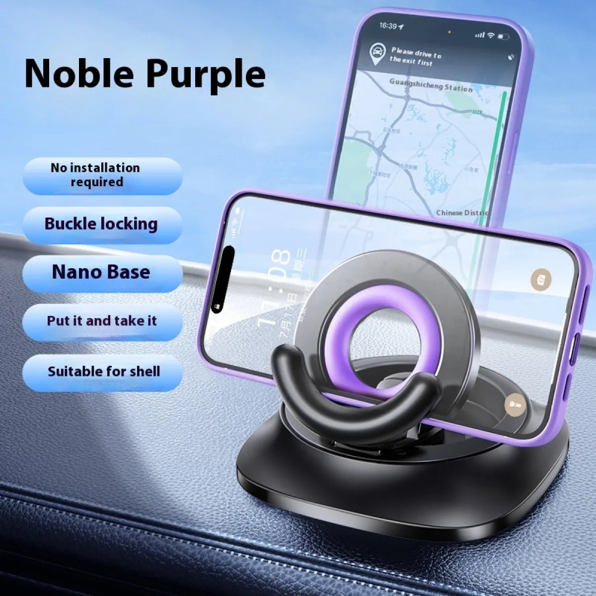 Adjustable Car Mount Magnetic Phone Holder - BH Comfy Cozy