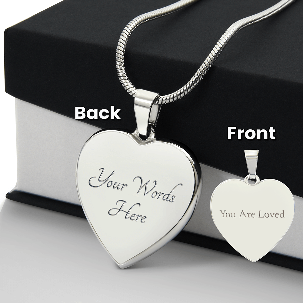 Personalised Heart Necklace | Gift for Her