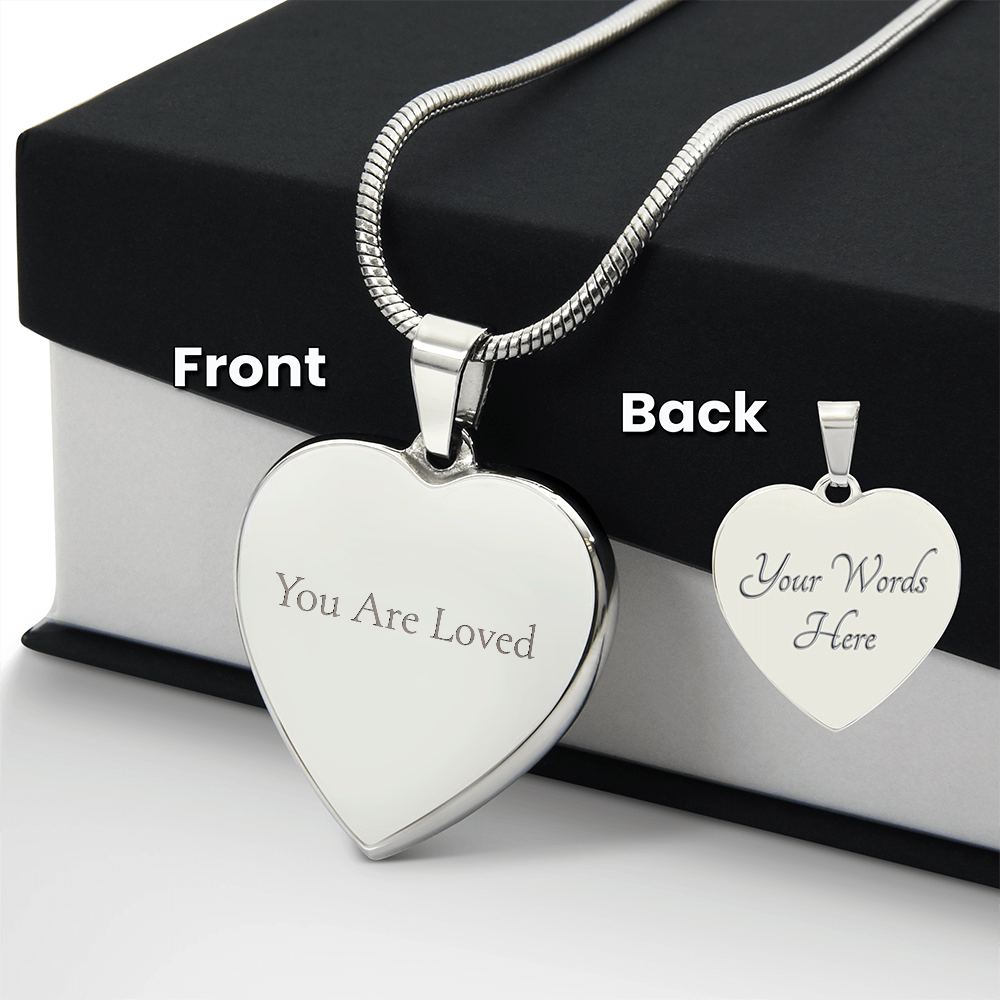 Personalised Heart Necklace | Gift for Her