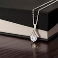 Alluring Beauty Crystal Teardrop Necklace | Gift for Her
