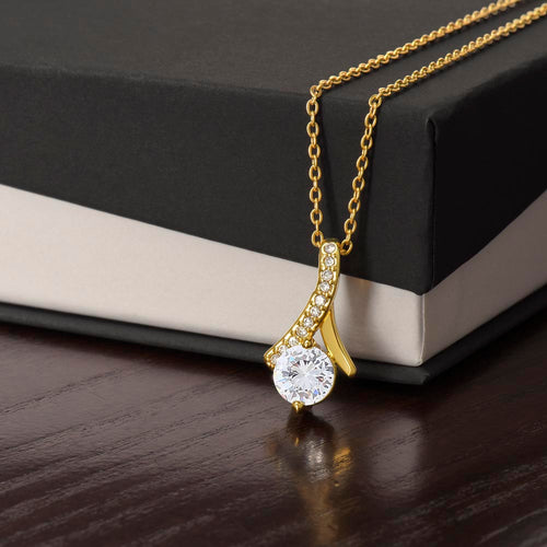 Alluring Beauty Crystal Teardrop Necklace | Gift for Her