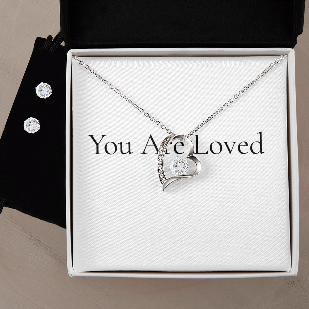 Forever Love Necklace & Earring Set | Luxury Gift for Her