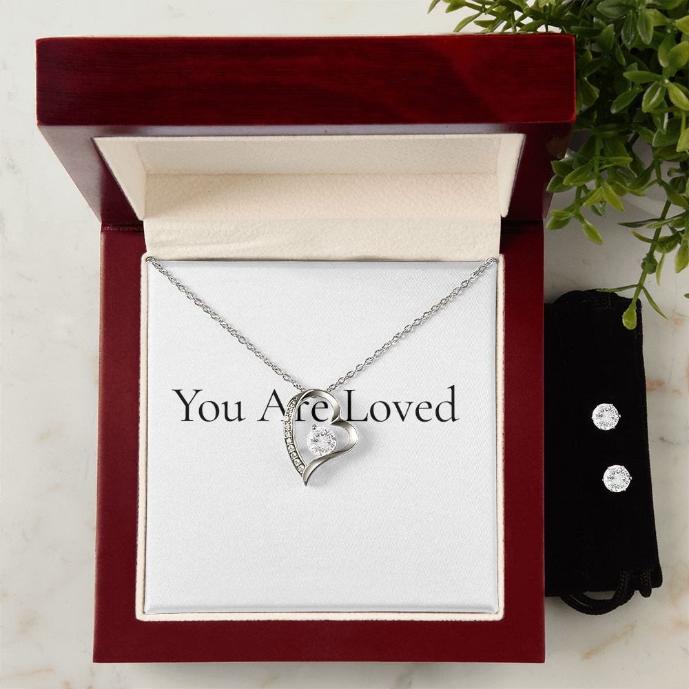 Forever Love Necklace & Earring Set | Luxury Gift for Her