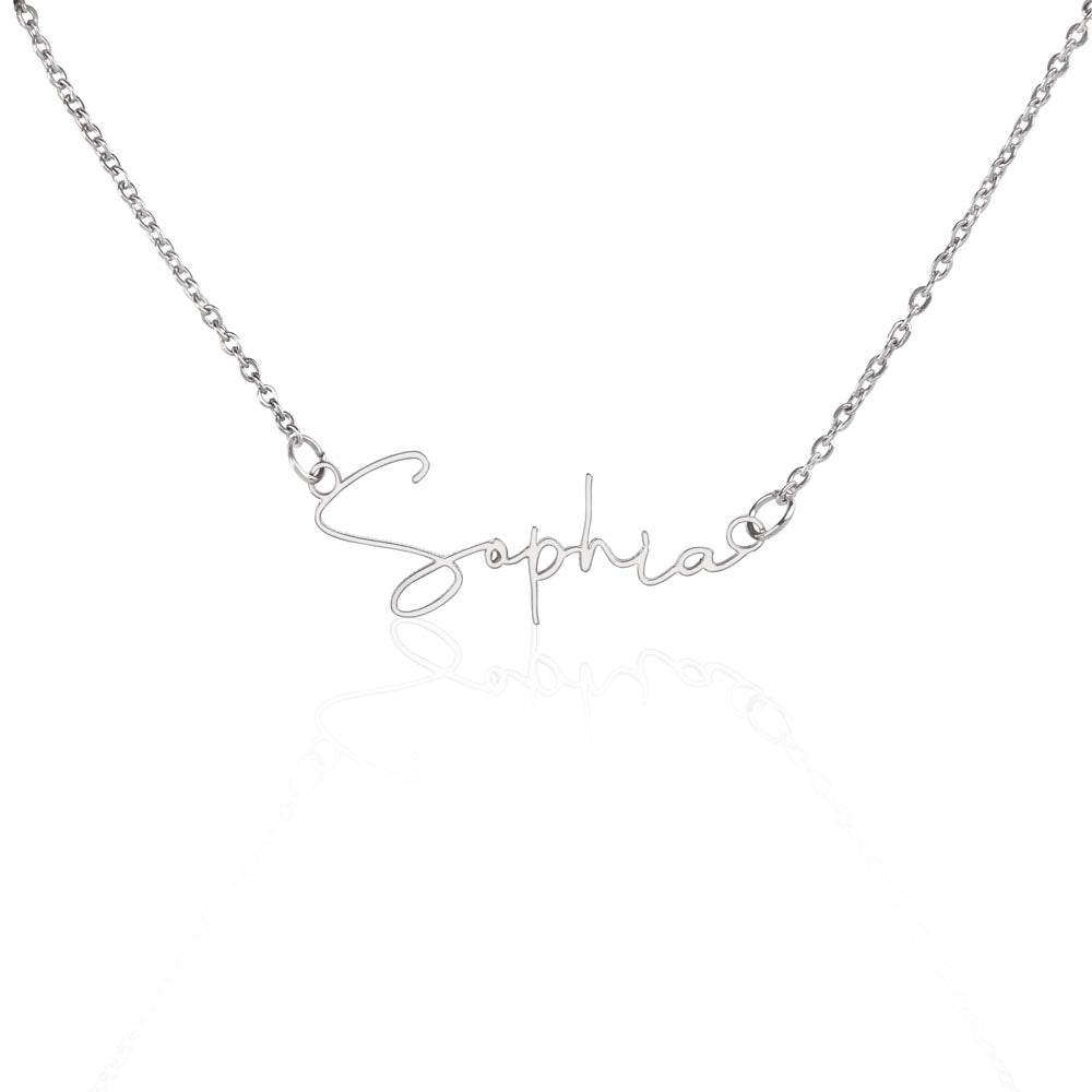 Signature Style Custom Name Necklace | Personalised Gift for Her