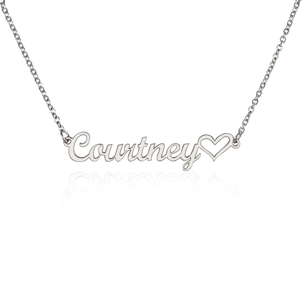 Heart Name Necklace | Personalised Gift for Her