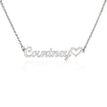 Heart Name Necklace | Personalised Gift for Her