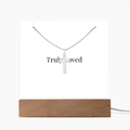 Keepsake Acrylic Bundle | Cross Necklace & LED Display | Luxury Gift for Her