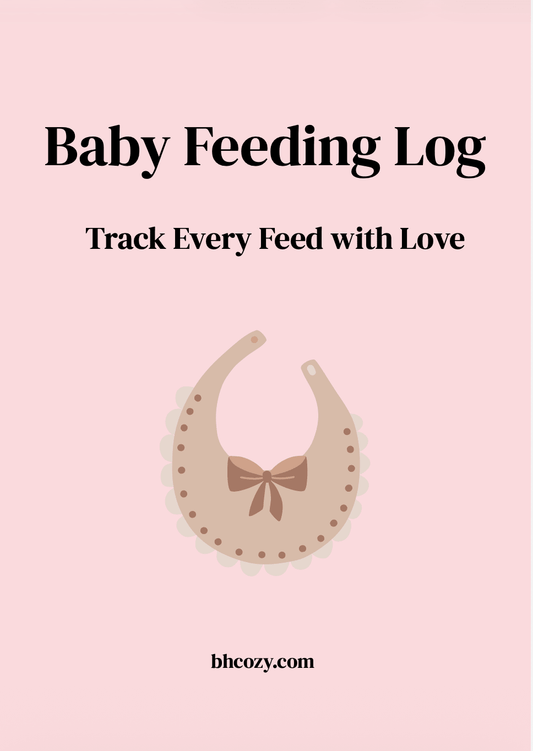 Baby Feeding Log - Girl Edition - BH Comfy Cozy