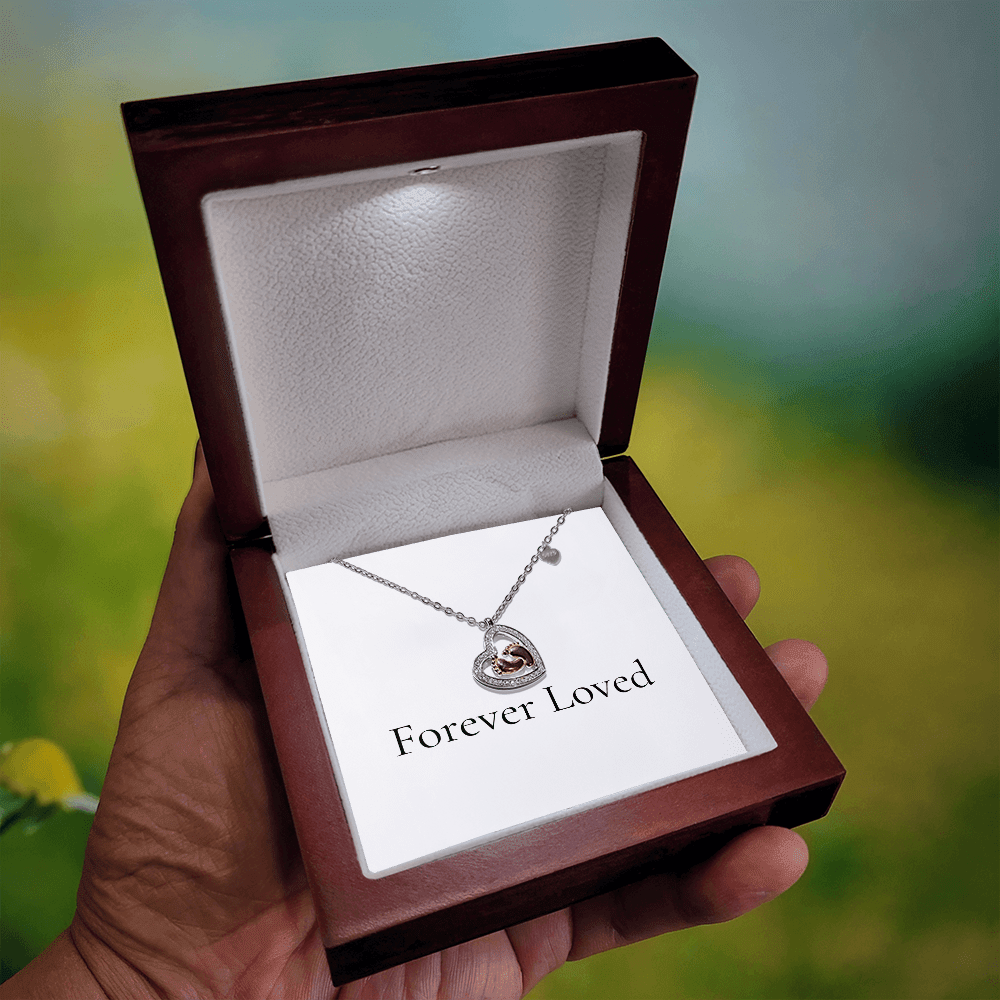 Baby Feet Heart Necklace | Luxury Gift for New Mums - BH Comfy Cozy