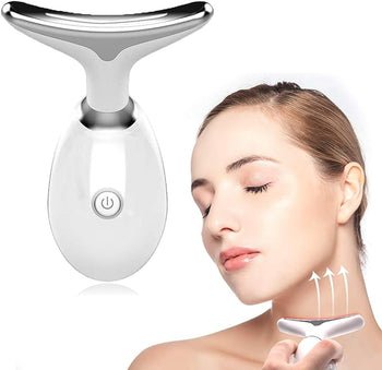 Beauty Facial Massager, 7 Color Wavy Acne Beauty Microcurrent Facial Device Skin Firming for Face Neck Beauty Device, - BH Comfy Cozy