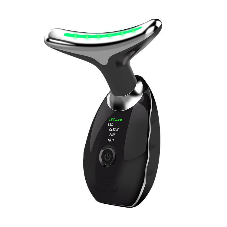 Beauty Facial Massager, 7 Color Wavy Acne Beauty Microcurrent Facial Device Skin Firming for Face Neck Beauty Device, - BH Comfy Cozy