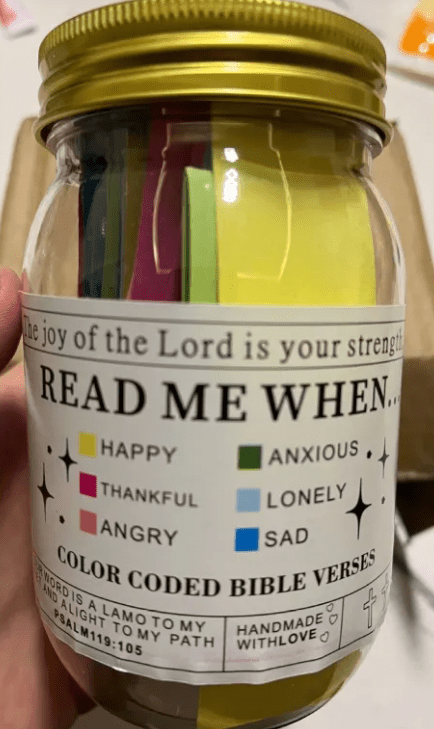 Bible Verses In A Jar - BH Comfy Cozy