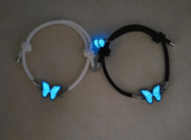 Blue Luminous Smart Butterfly Necklace - BH Comfy Cozy