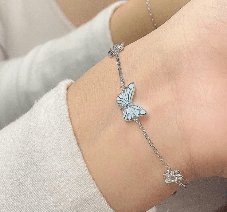 Blue Luminous Smart Butterfly Necklace - BH Comfy Cozy