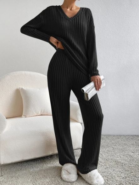 Casual 2-Piece Loungewear Set - BH Comfy Cozy