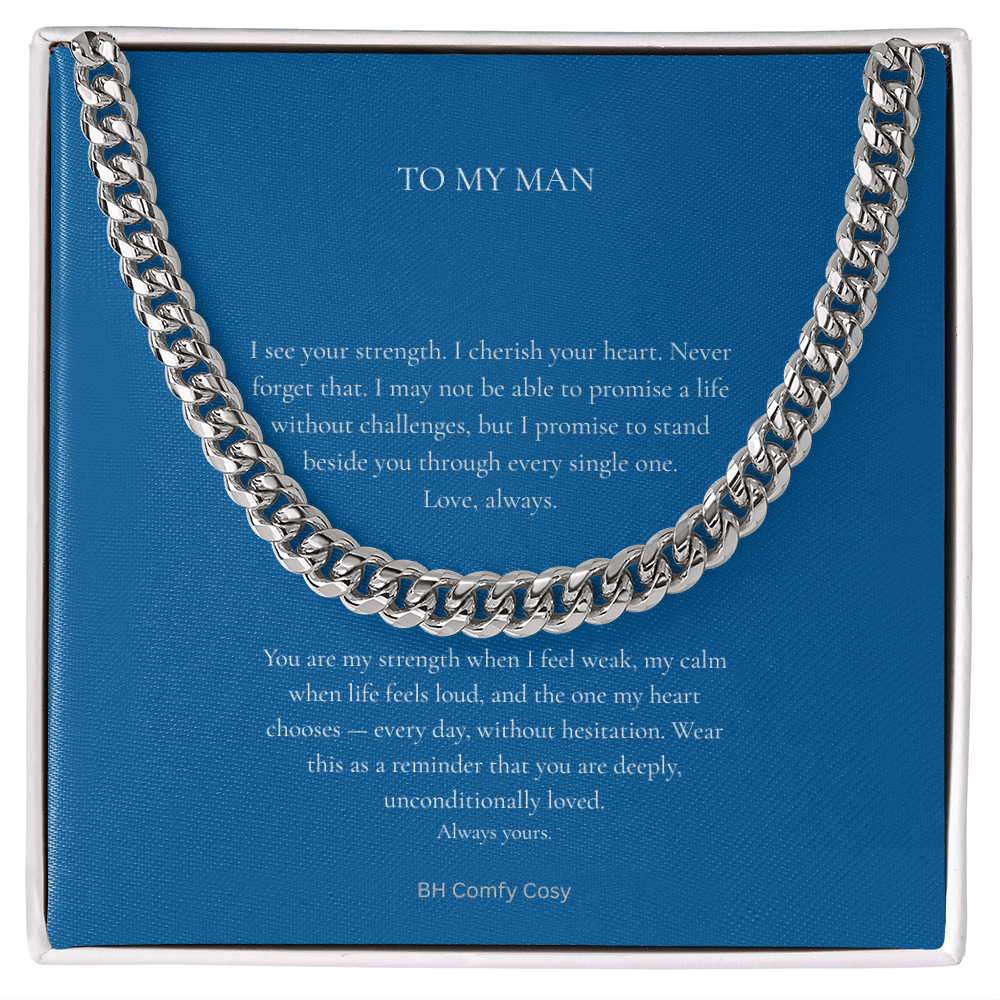 Cuban Link Chain Necklace | Luxury Gift for Him & Her - BH Comfy Cozy
