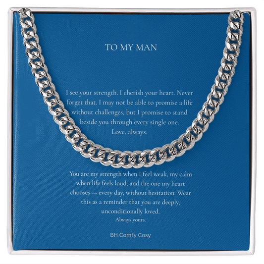 Cuban Link Chain Necklace | Luxury Gift for Him & Her - BH Comfy Cozy