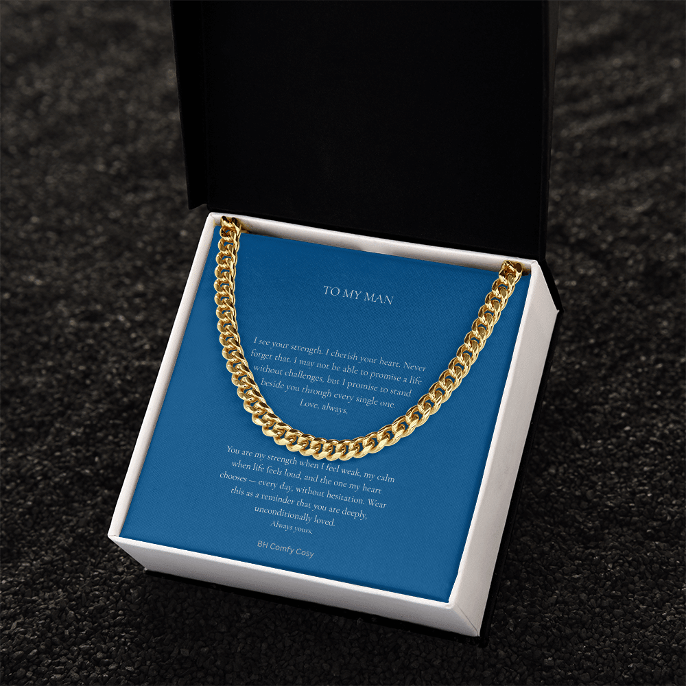 Cuban Link Chain Necklace | Luxury Gift for Him & Her - BH Comfy Cozy