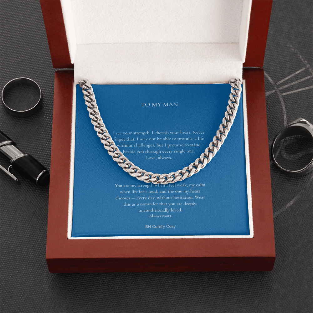 Cuban Link Chain Necklace | Luxury Gift for Him & Her - BH Comfy Cozy