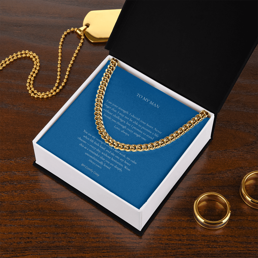 Cuban Link Chain Necklace | Luxury Gift for Him & Her - BH Comfy Cozy