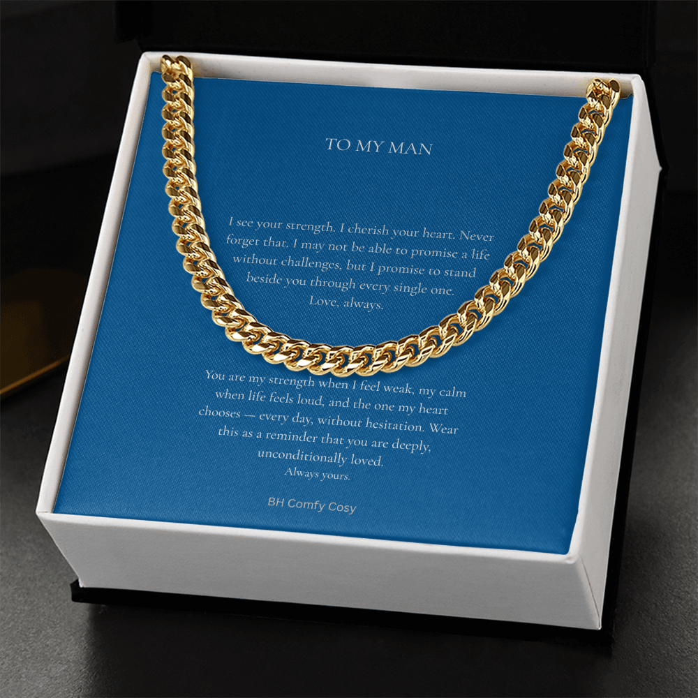 Cuban Link Chain Necklace | Luxury Gift for Him & Her - BH Comfy Cozy
