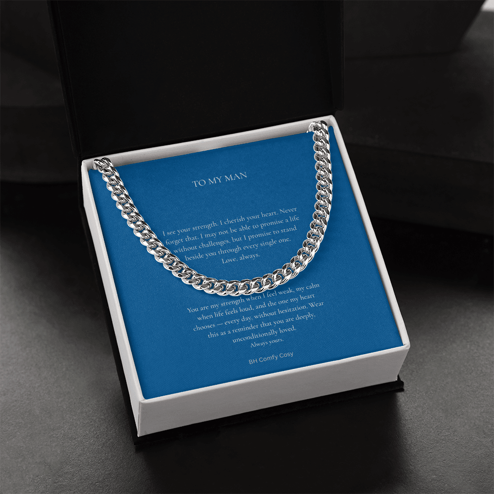 Cuban Link Chain Necklace | Luxury Gift for Him & Her - BH Comfy Cozy