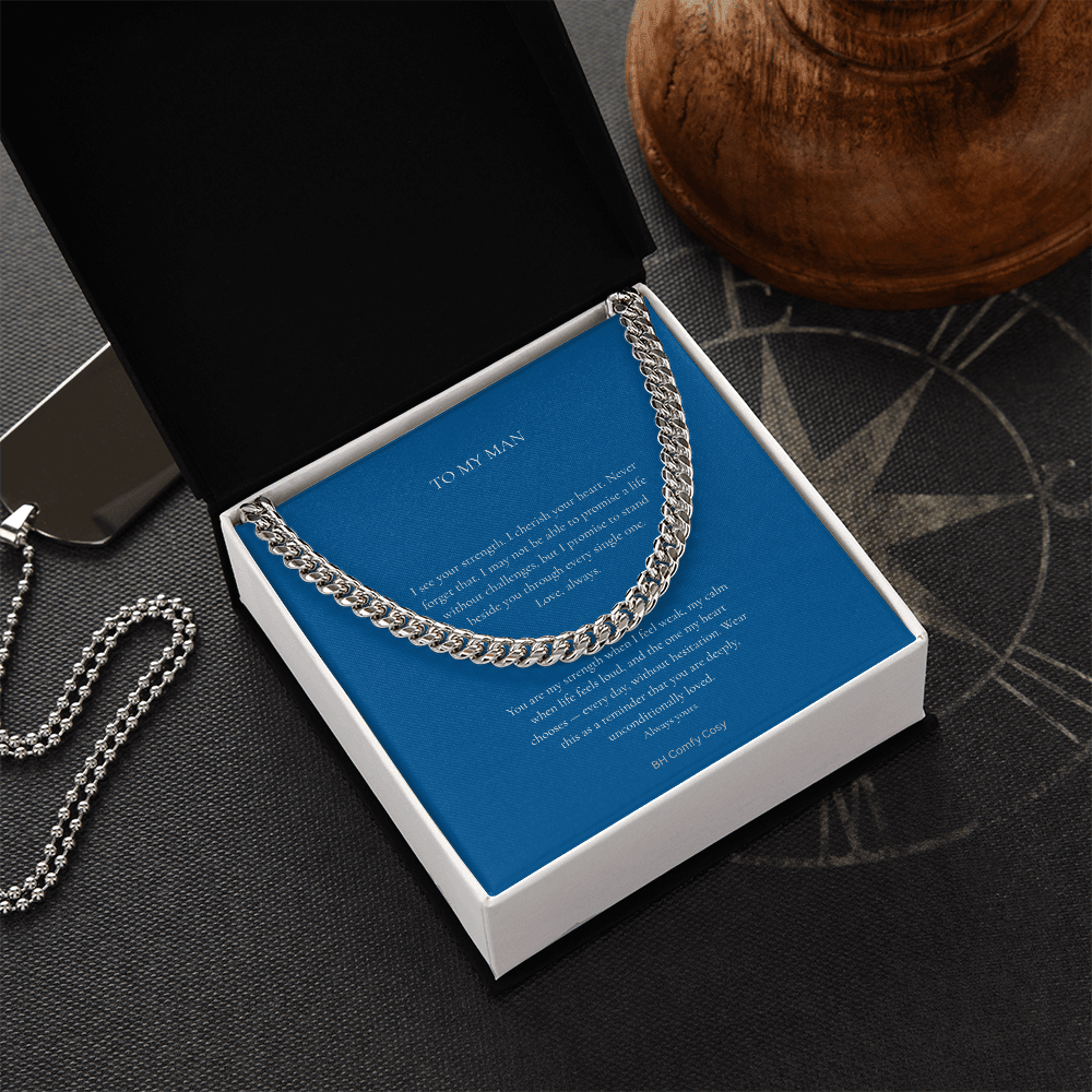 Cuban Link Chain Necklace | Luxury Gift for Him & Her - BH Comfy Cozy