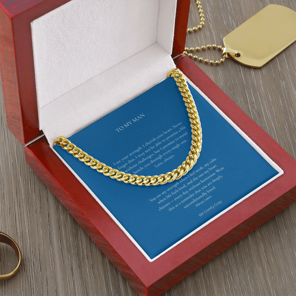 Cuban Link Chain Necklace | Luxury Gift for Him & Her - BH Comfy Cozy