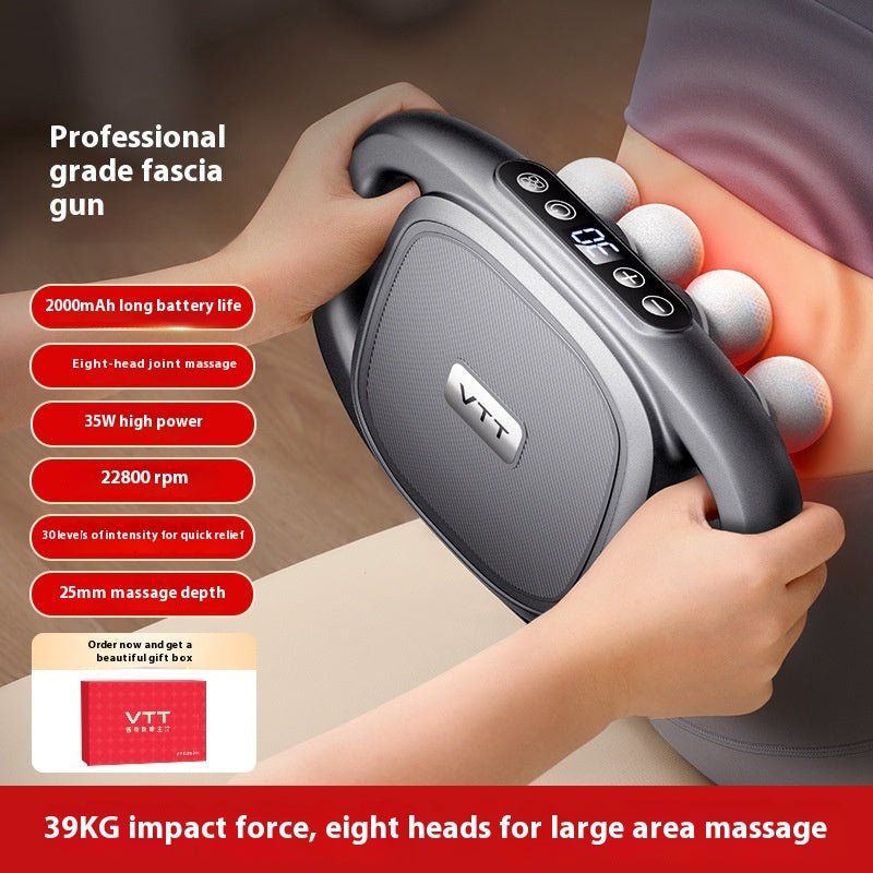 Deep Tissue Muscle Massage Gun, 8/16 Heads - BH Comfy Cozy