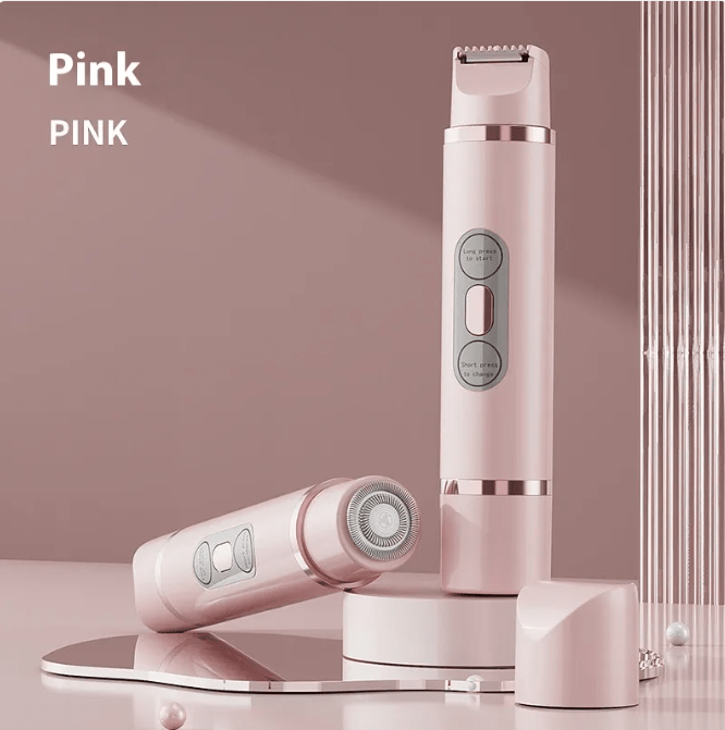Dual-Head Electric Shaver Painless Women's Epilator Bikini Hair Removal Device Automatic Hair Trimmer Underarm Facial Lips Leg - BH Comfy Cozy