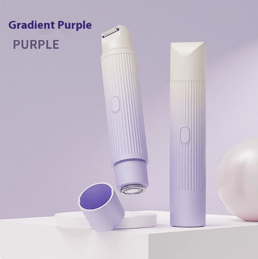 Dual-Head Electric Shaver Painless Women's Epilator Bikini Hair Removal Device Automatic Hair Trimmer Underarm Facial Lips Leg - BH Comfy Cozy