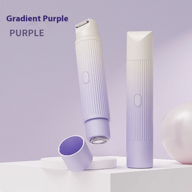 Dual-Head Electric Shaver Painless Women's Epilator Bikini Hair Removal Device Automatic Hair Trimmer Underarm Facial Lips Leg - BH Comfy Cozy