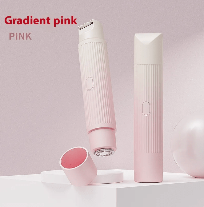 Dual-Head Electric Shaver Painless Women's Epilator Bikini Hair Removal Device Automatic Hair Trimmer Underarm Facial Lips Leg - BH Comfy Cozy