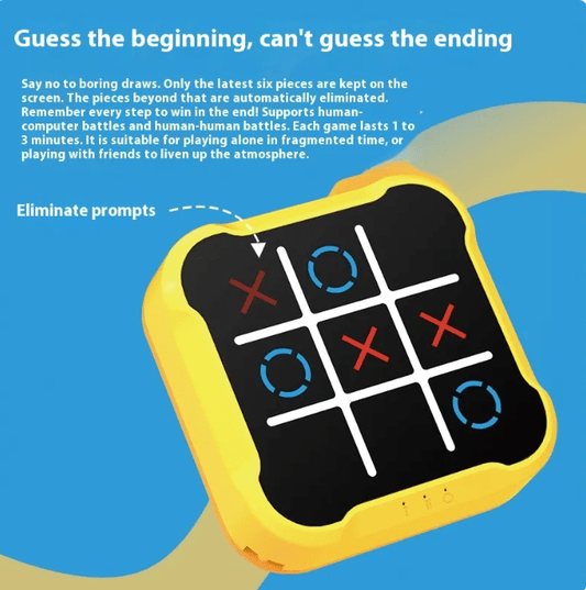 Educational Tic-Tac-Toe Toy for Kids - BH Comfy Cozy