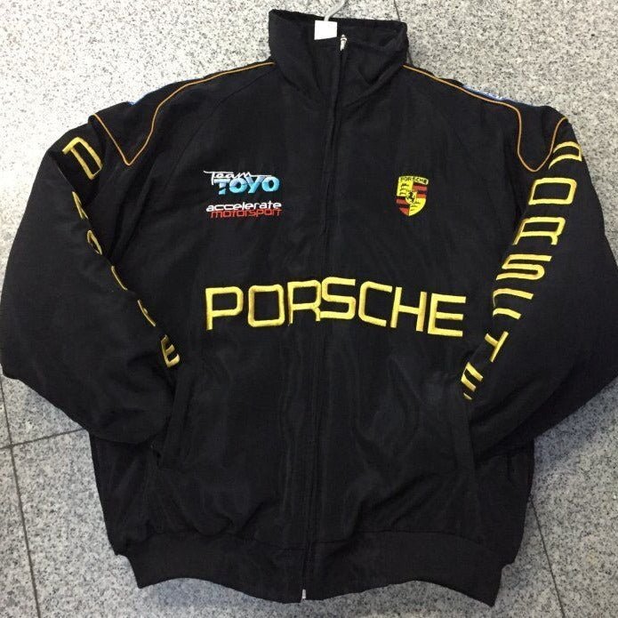 F1 Racing Jacket - Vintage Style Embroidered Outerwear - BH Comfy Cozy