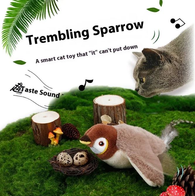 Flapping Bird Cat Toy - BH Comfy Cozy