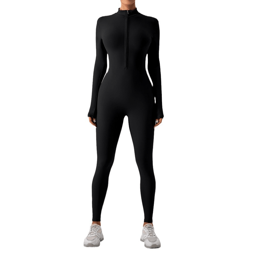 Fleece-Lined Yoga Jumpsuit - BH Comfy Cozy