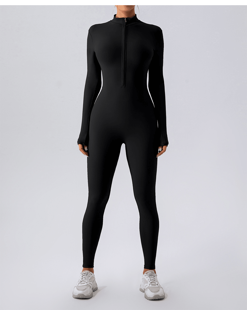Fleece-Lined Yoga Jumpsuit - BH Comfy Cozy