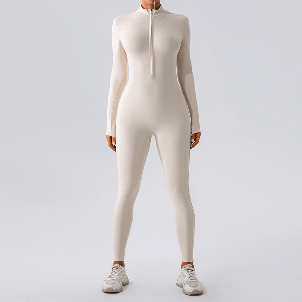 Fleece-Lined Yoga Jumpsuit - BH Comfy Cozy