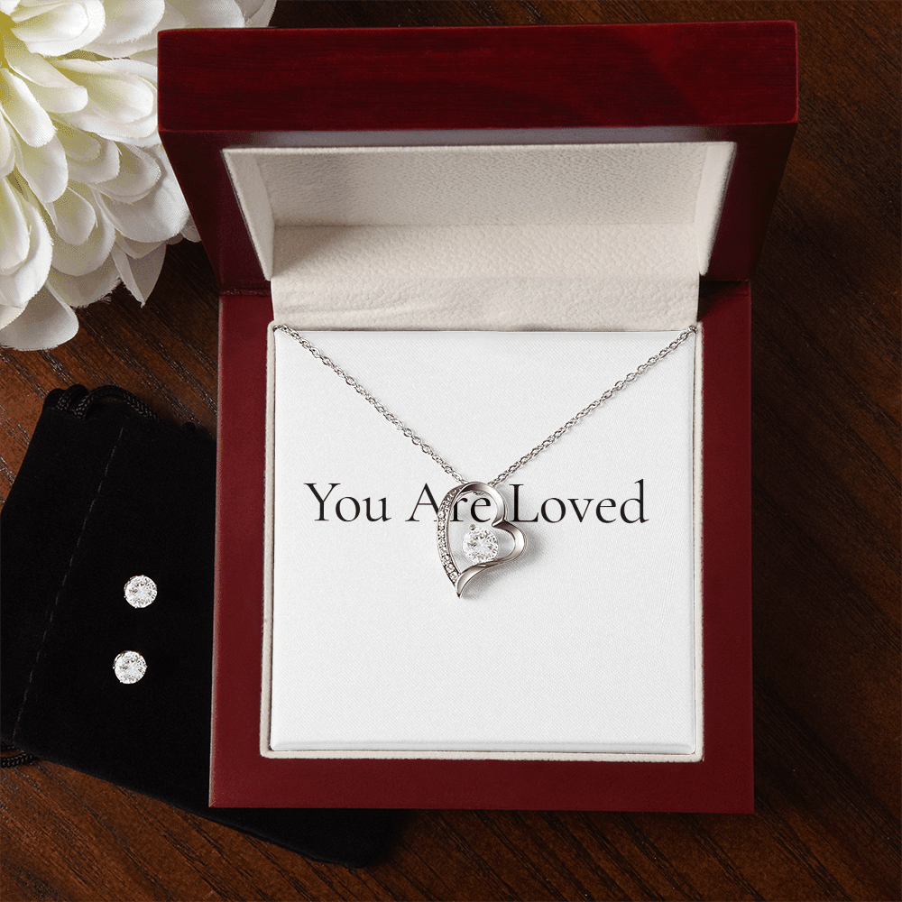 Forever Love Necklace & Earring Set | Luxury Gift for Her - BH Comfy Cozy