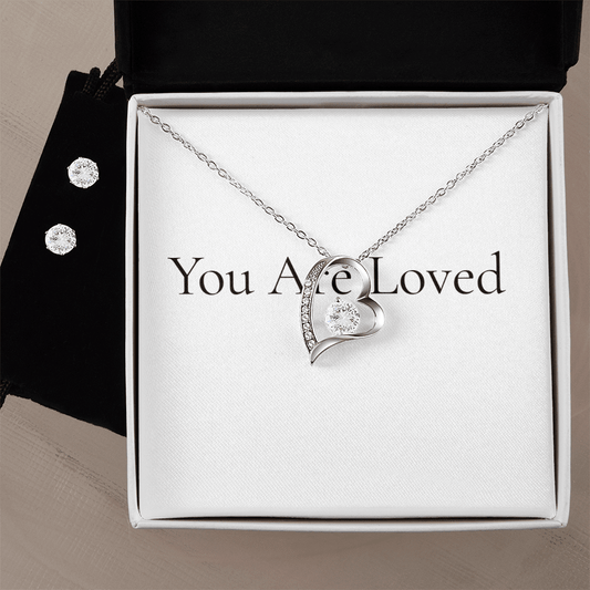 Forever Love Necklace & Earring Set | Luxury Gift for Her - BH Comfy Cozy