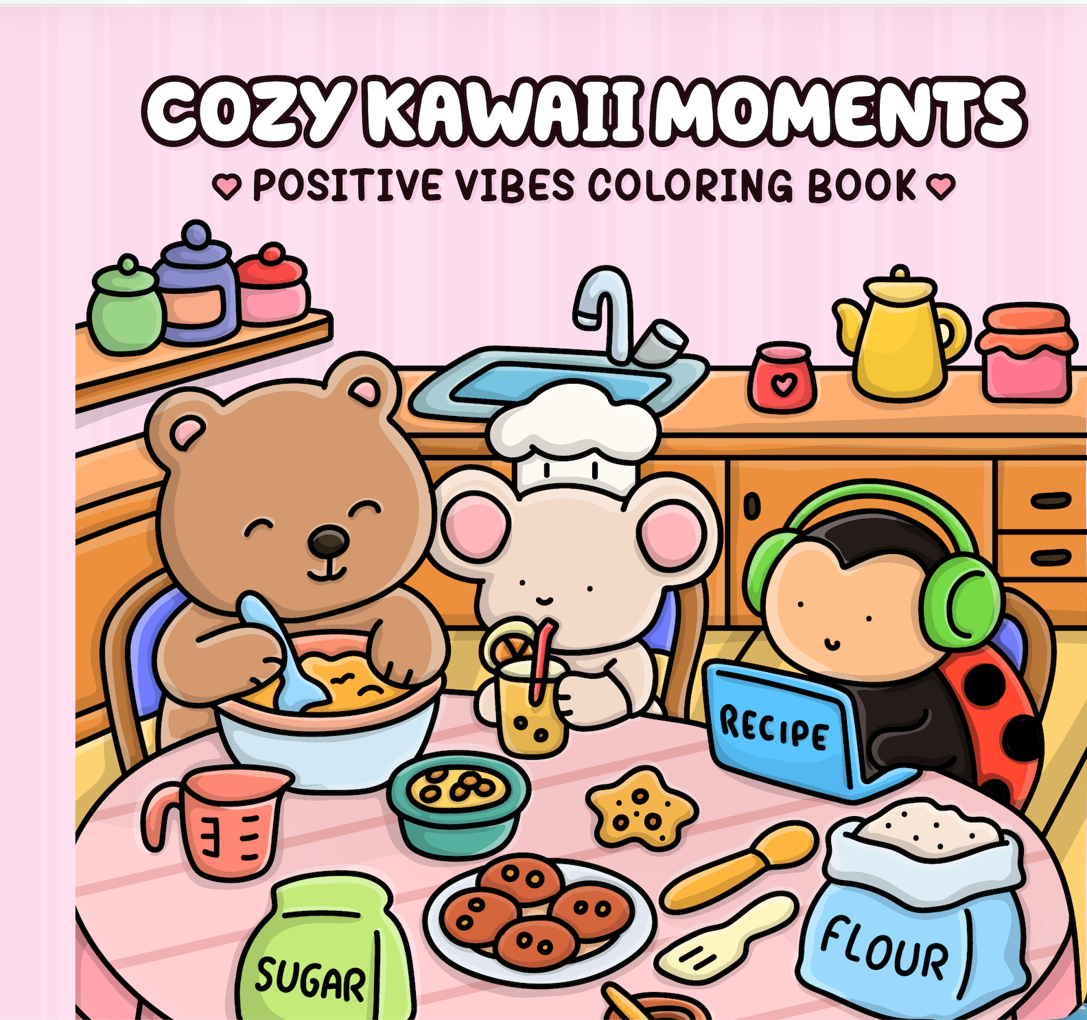 Free Sample — Cozy Kawaii Coloring Book 🎨 - BH Comfy Cozy