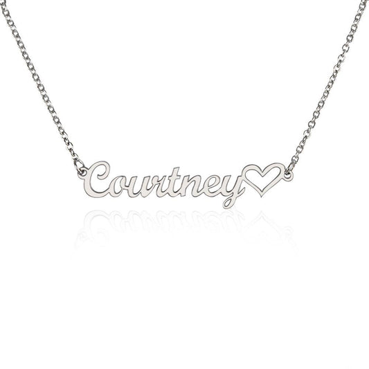 Heart Name Necklace | Personalised Gift for Her - BH Comfy Cozy